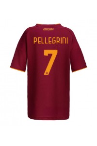 AS Roma Lorenzo Pellegrini #7 Fotballdrakt Hjemme Klær Dame 2025-26 Korte ermer